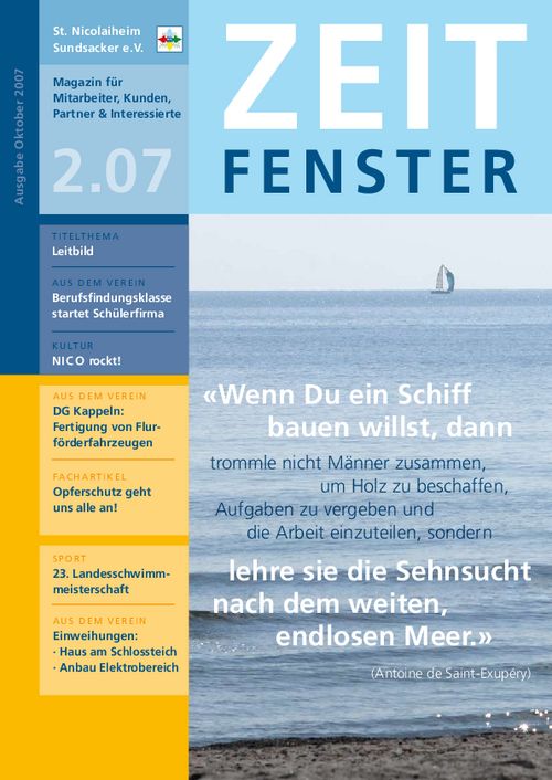 Zeitfenster, Ausgabe 2, 2007