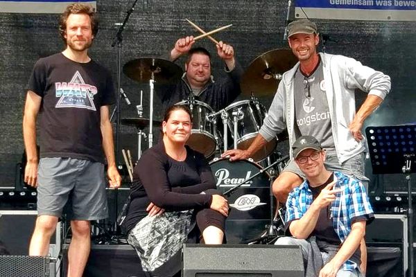 Das Foto zeigt die Band Gangway beim Kappeln Open Air.