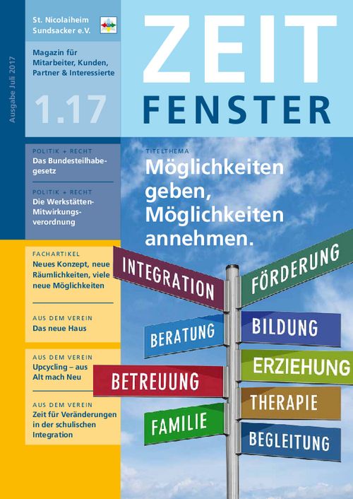 Zeitfenster, Ausgabe 1, 2017